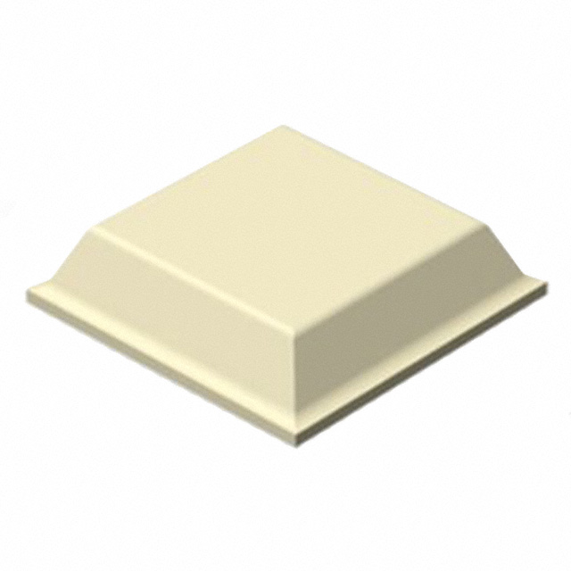 3M Bumpons SJ-5008 vierkant 12.7mm/3.1mm, wit, 3000 stuks per doos